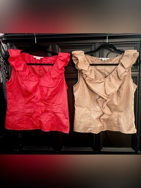 KELLY DIANE DRESSY RUFFLED TOPS